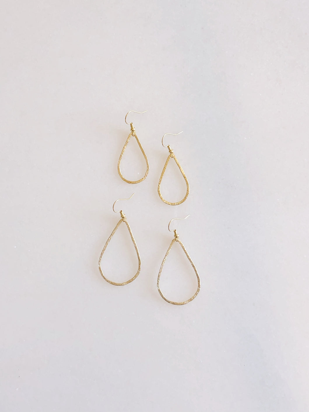 Tear Drop Earring - Gold